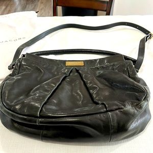 Marc by Marc Jacobs black leather shoulder bag